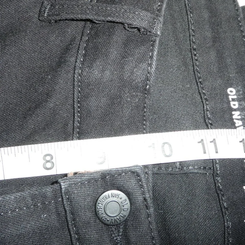 Old Navy Mid Rise Kicker Boot Cut - Black Jack - Picture 8 of 12